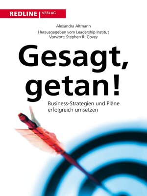 cover image of Gesagt, getan